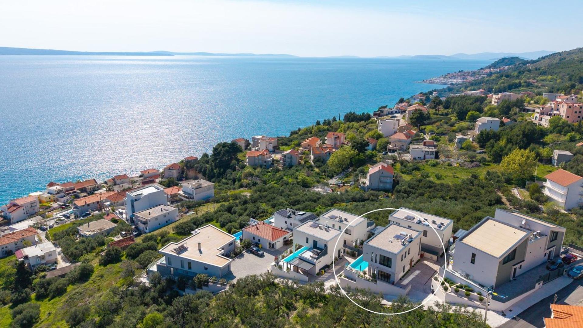 New! Ocean View Villa Jesenice  Esterno foto