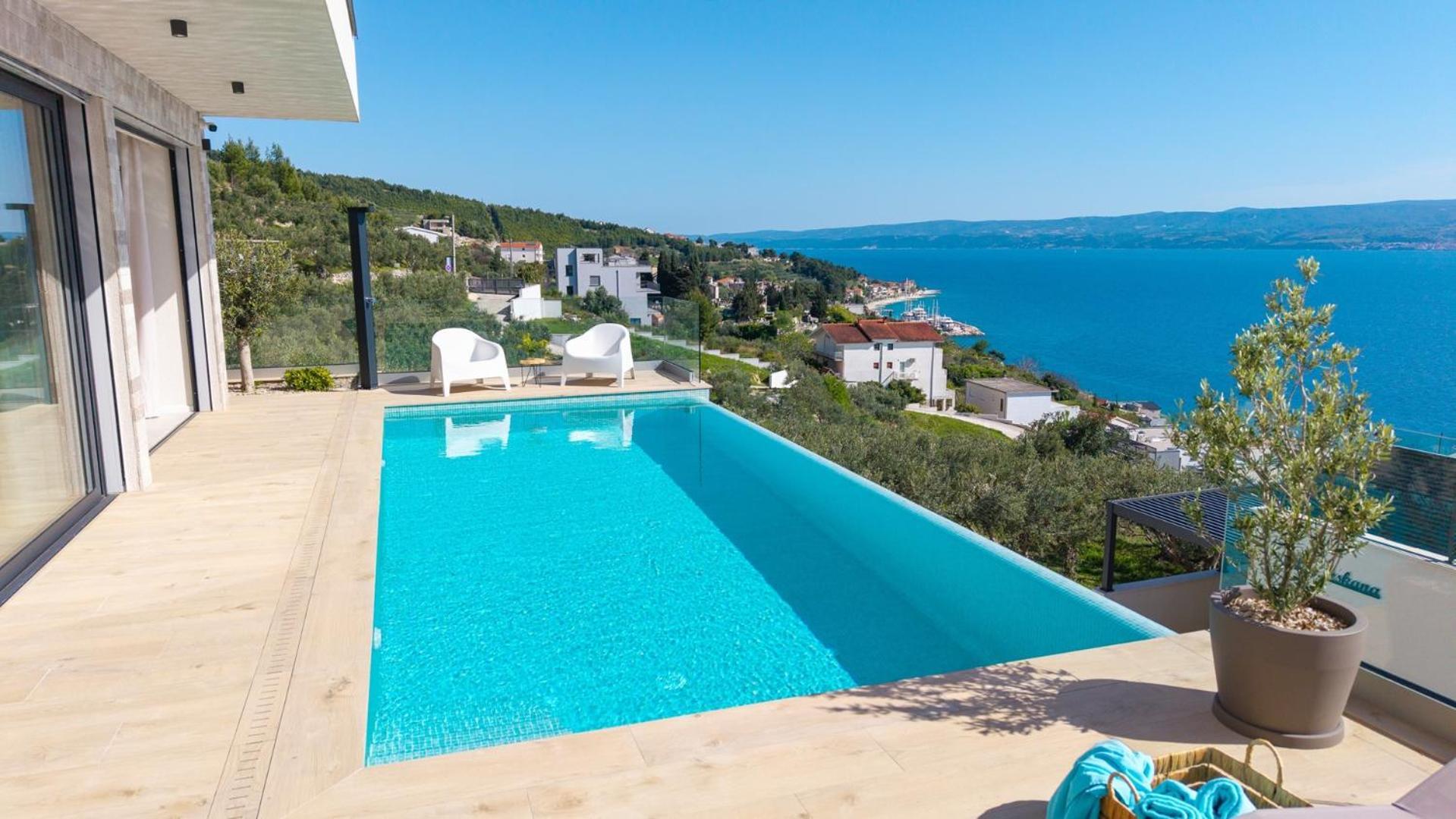 New! Ocean View Villa Jesenice  Esterno foto